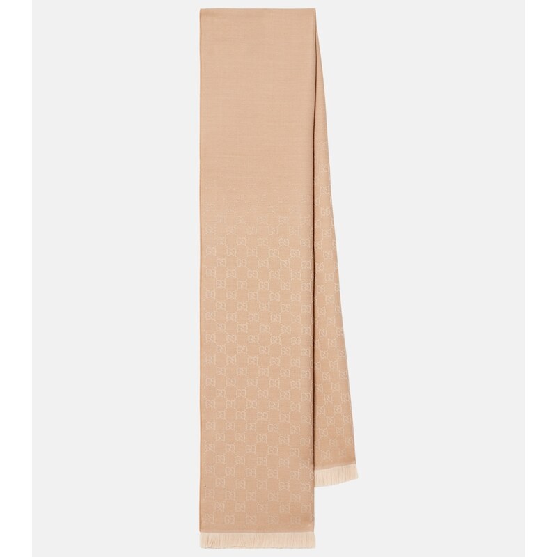 Gucci GG wool jacquard scarf