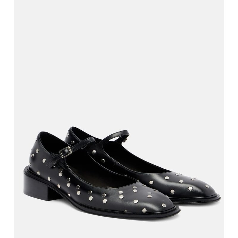 Souliers Martinez Penelope 40 leather Mary Jane pumps