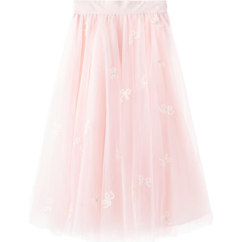 Petite Amalie Embroidered tulle skirt