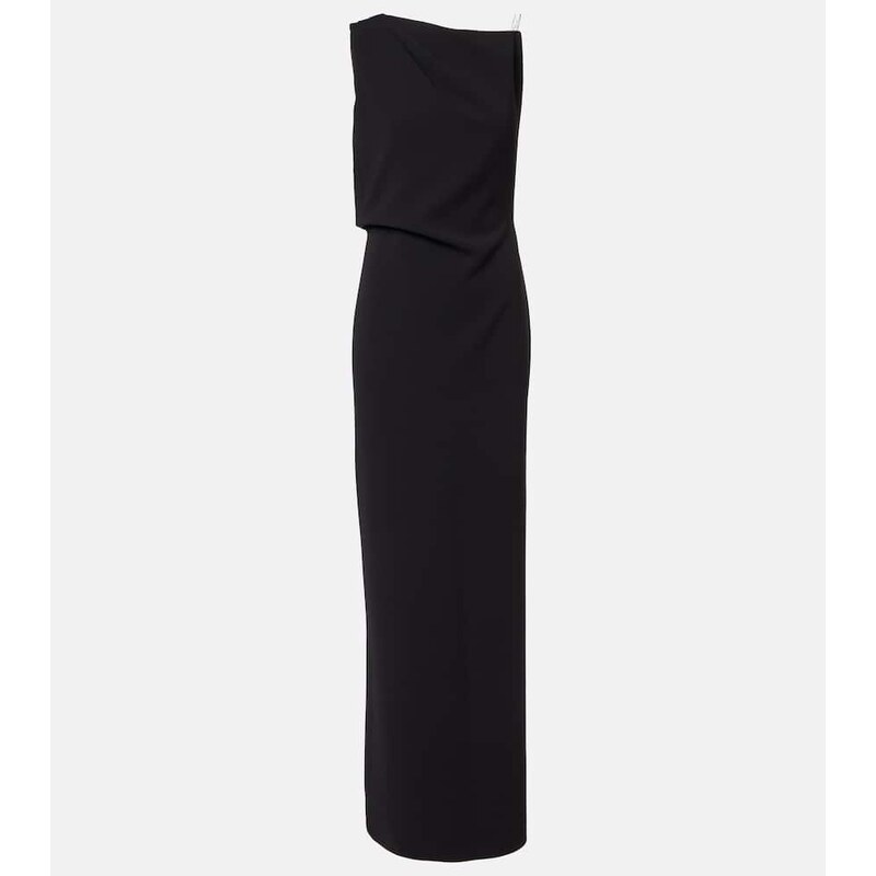 Max Mara Pentola asymmetric maxi dress