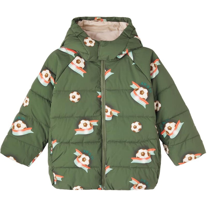 Konges Sløjd Nuka printed hooded jacket