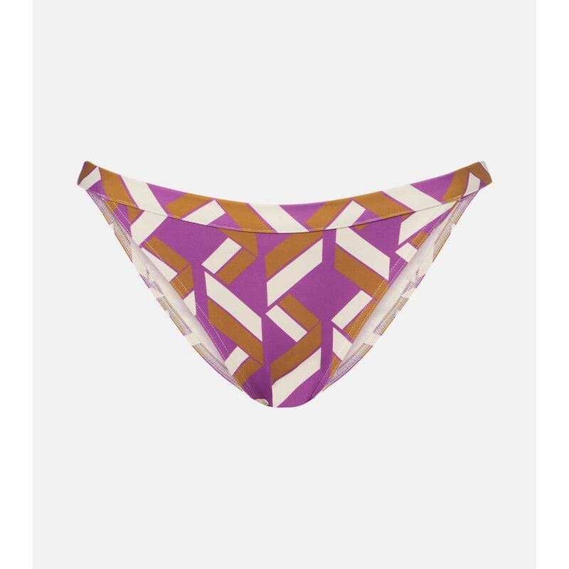 Eres Fever printed high-rise bikini bottoms