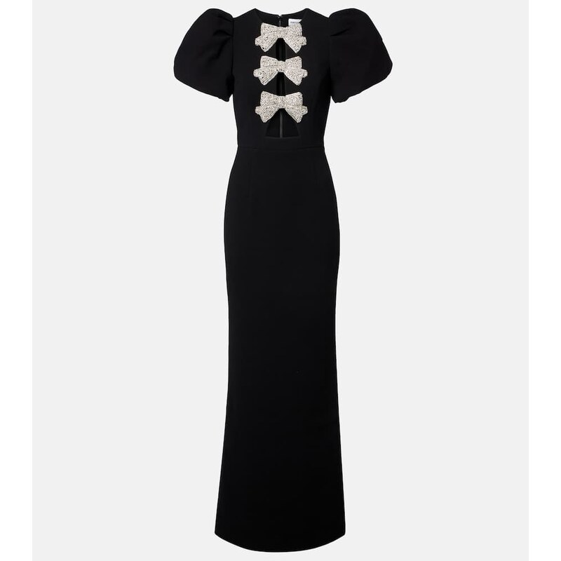 Rebecca Vallance Violetta bow-detail gown