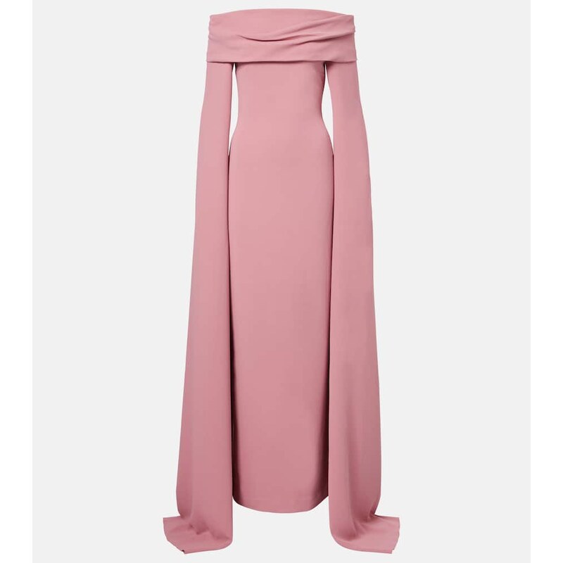 Solace London Nuri draped gown