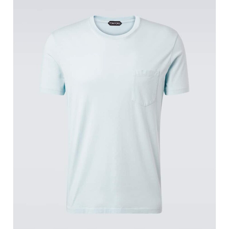 Tom Ford Cotton and silk jersey T-shirt