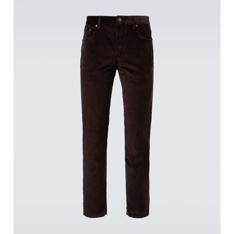 Burberry Cotton corduroy slim pants