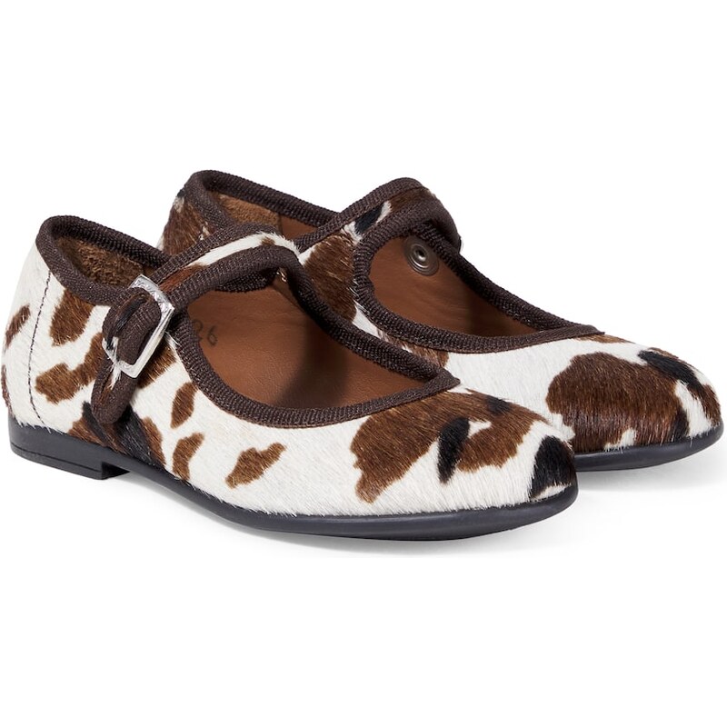 PèPè Calf hair Mary Jane flats
