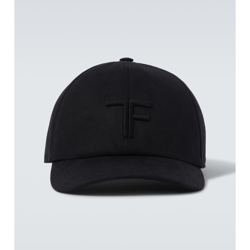 Tom Ford Logo embroidered cotton baseball cap
