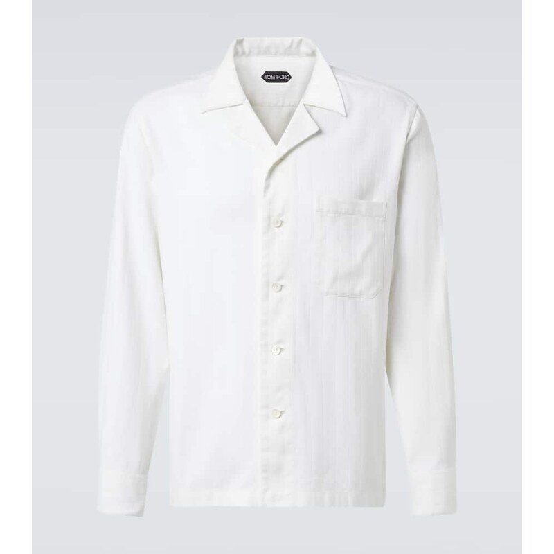 Tom Ford Striped cotton and silk shirt
