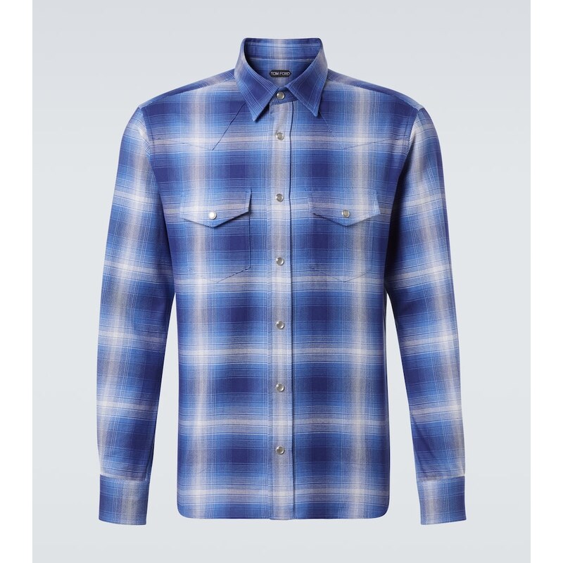 Tom Ford Checked cotton shirt