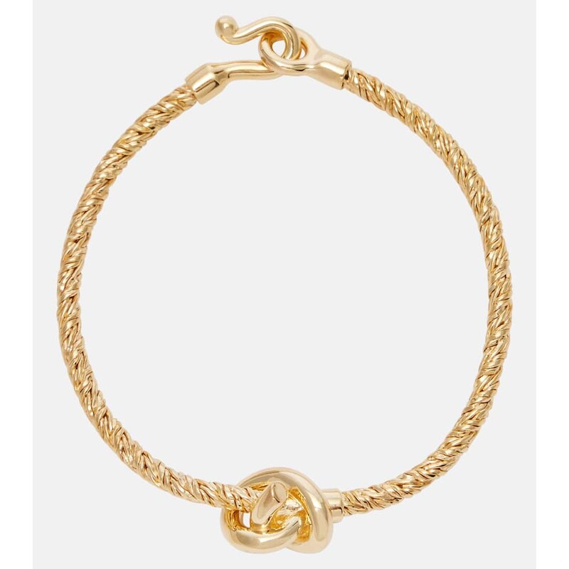 Bottega Veneta Knot gold-plated sterling silver bracelet
