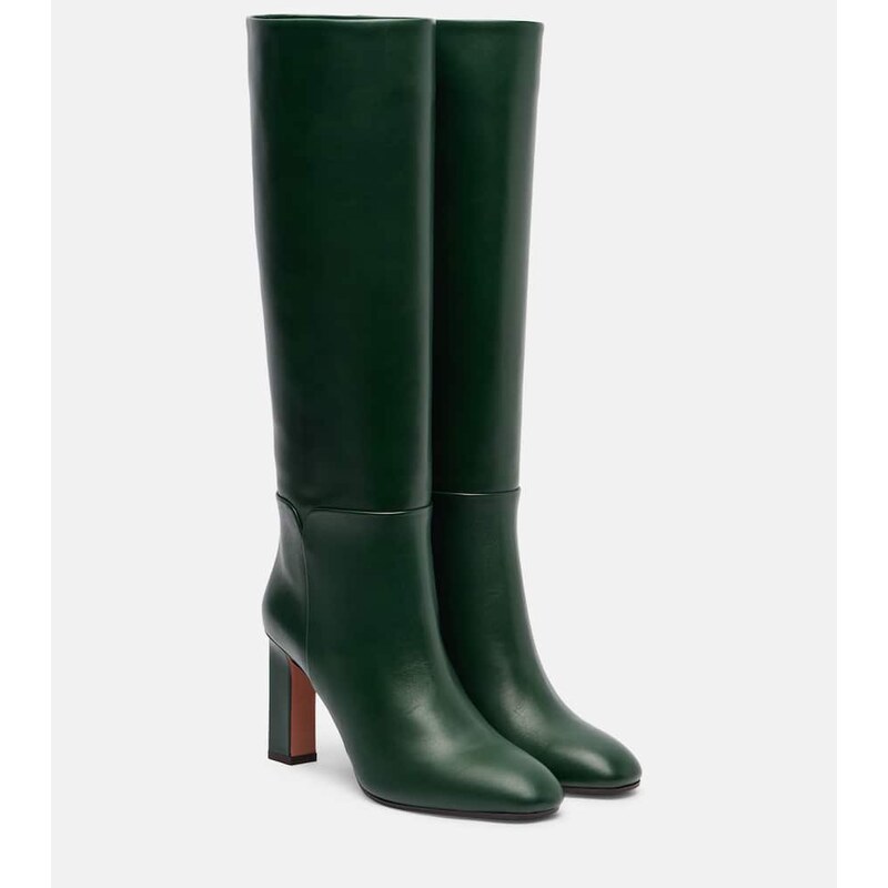 Aquazzura Sellier 85 leather knee-high boots