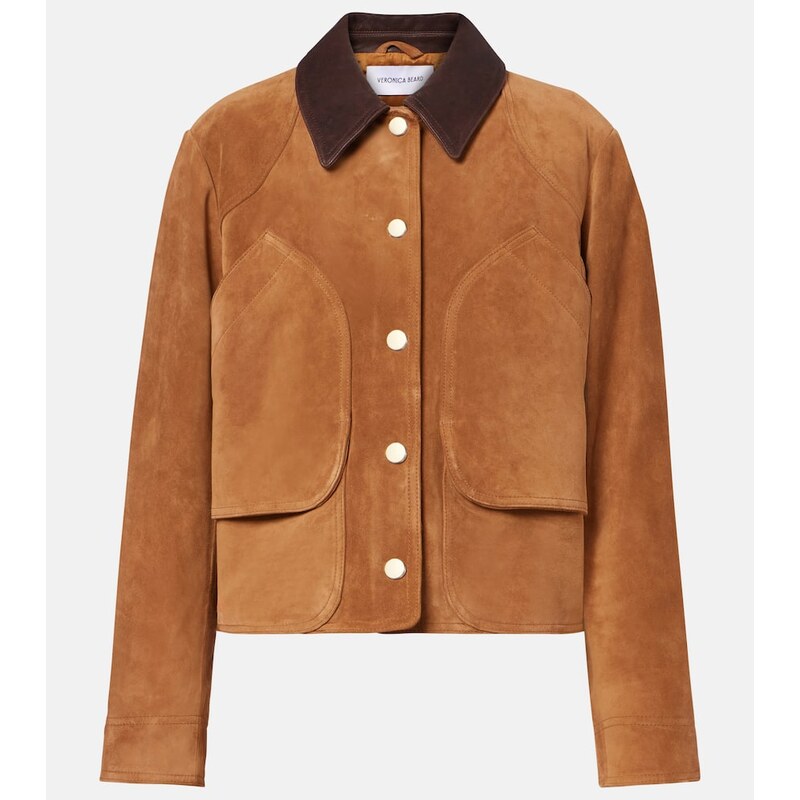 Veronica Beard Walters suede field jacket
