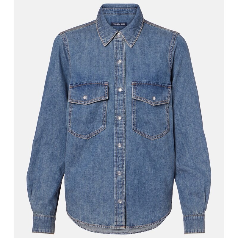 Veronica Beard Noah denim shirt