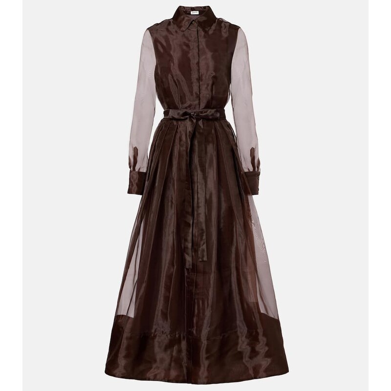 Simkhai Montgomery organza shirt dress