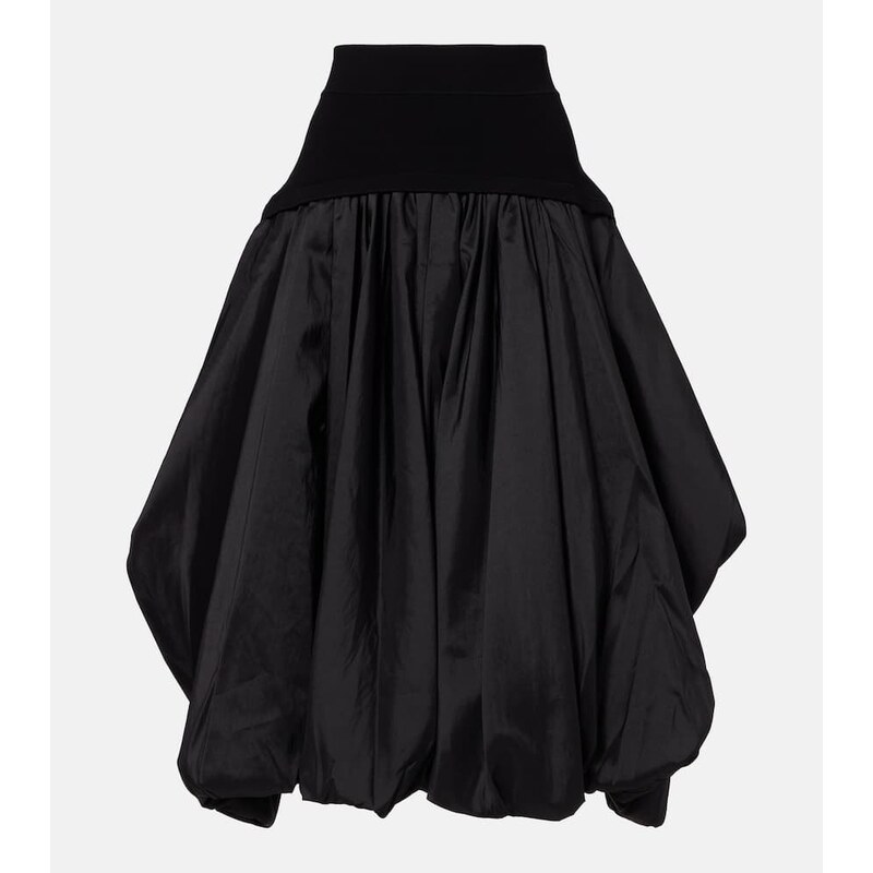 Simkhai Corinn bubble midi skirt