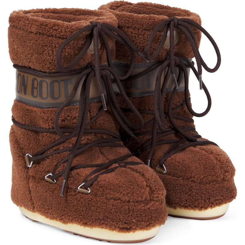Moon Boot Kids Icon fleece snow boots