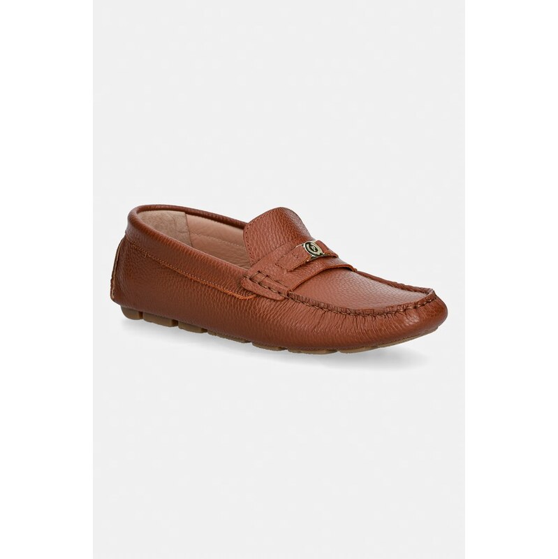 Pollini Kožené mokasíny Pollini