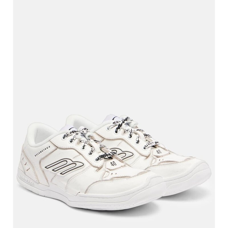 Balenciaga Hamptons 3B Sports Icon leather sneakers