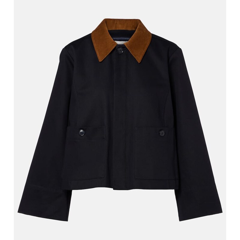 Frame Small cotton trench jacket
