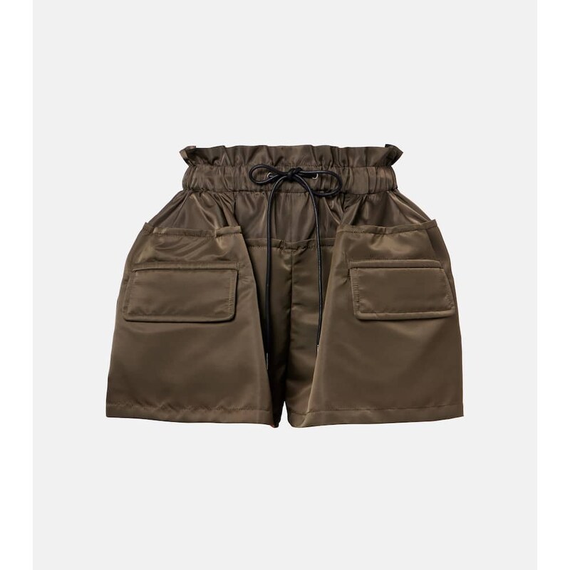 Sacai Technical twill shorts