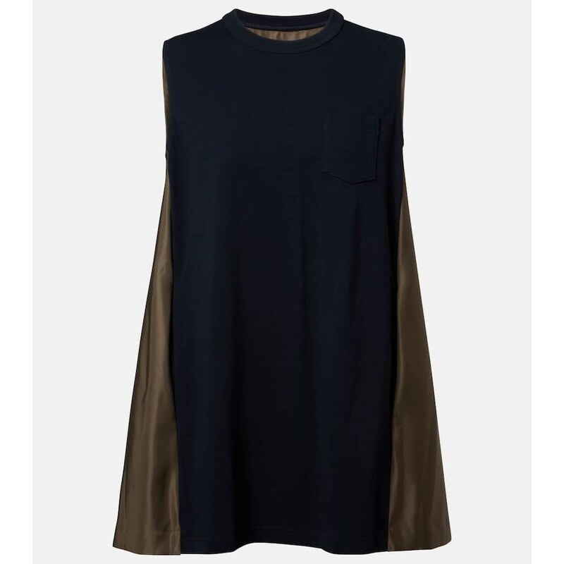 Sacai Paneled minidress