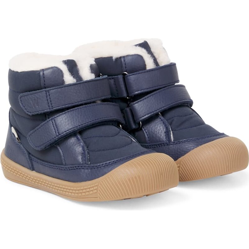 Wheat Tex leather-trimmed boots