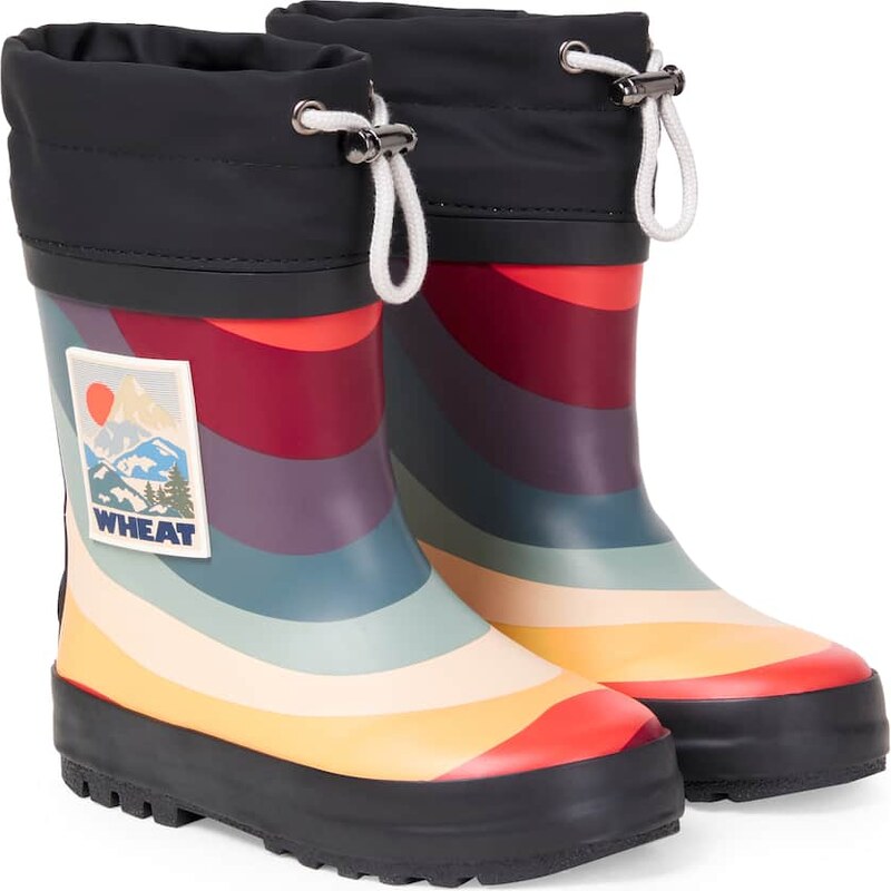 Wheat Logo rain boots