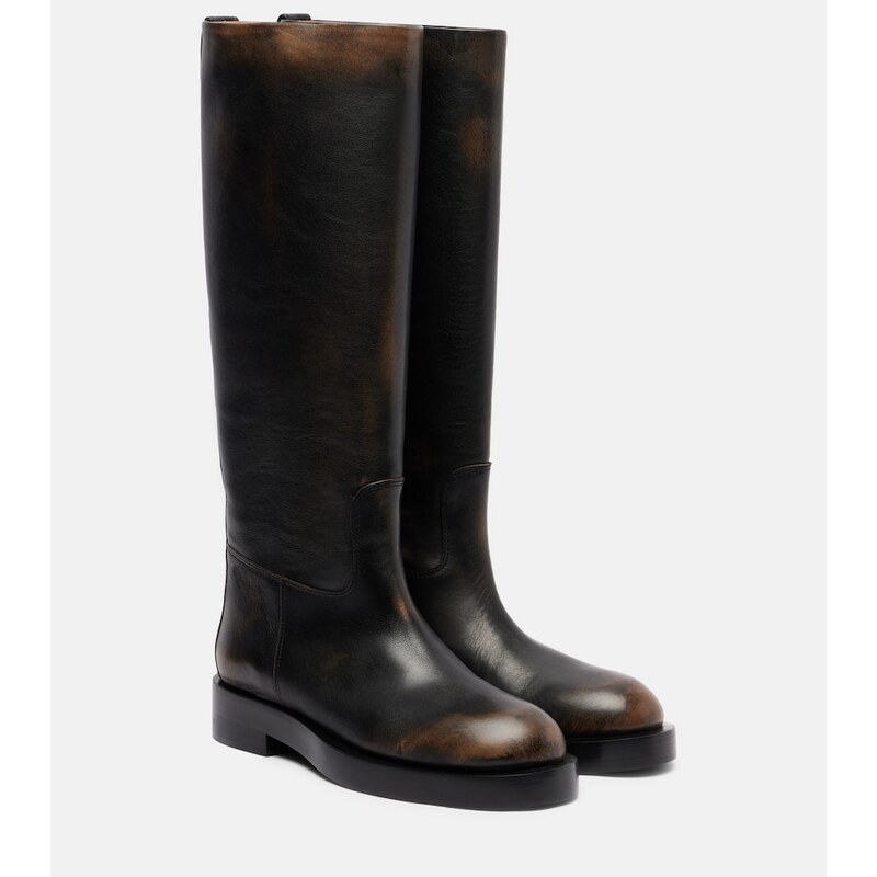 Paris Texas Napa leather knee-high boots