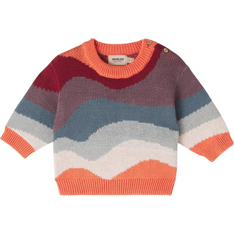 Wheat Baby Knud cotton jacquard sweater