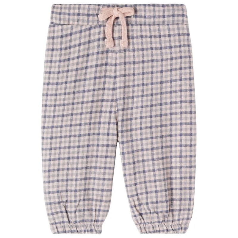 Wheat Baby Blake checked cotton pants
