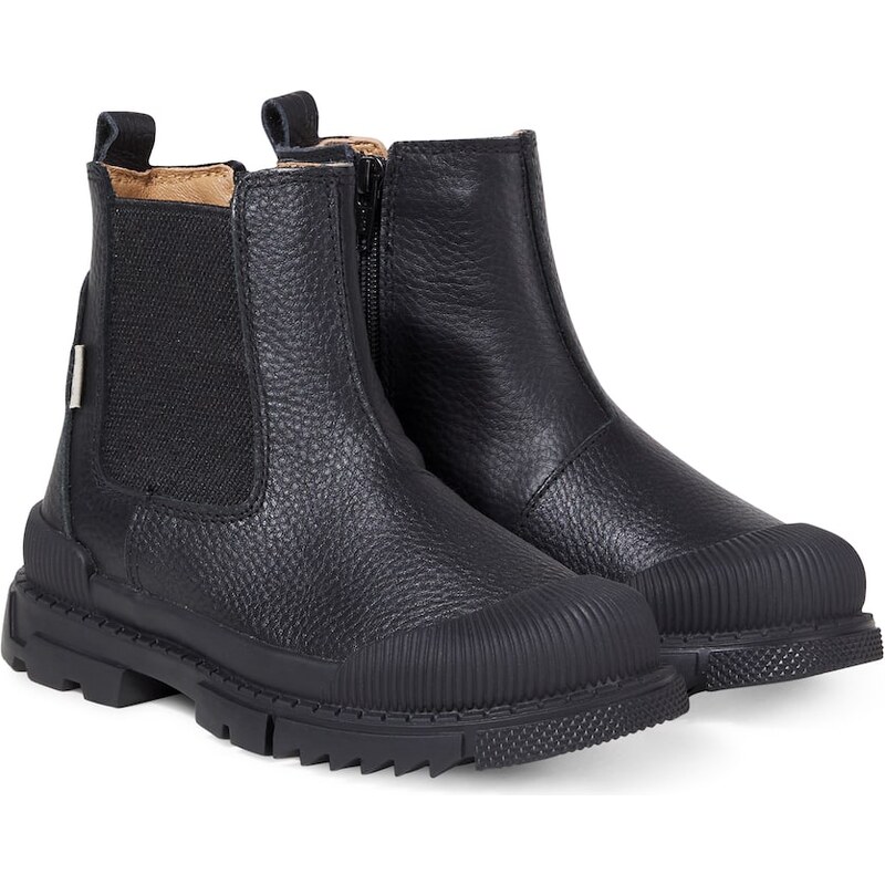 Wheat Saida leather Chelsea boots