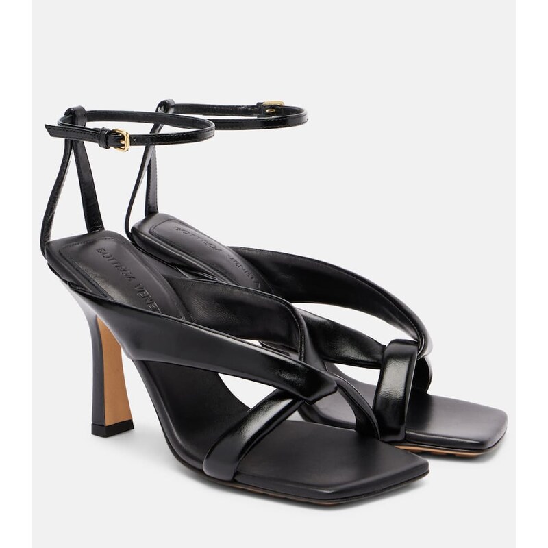 Bottega Veneta Riva 90 leather sandals