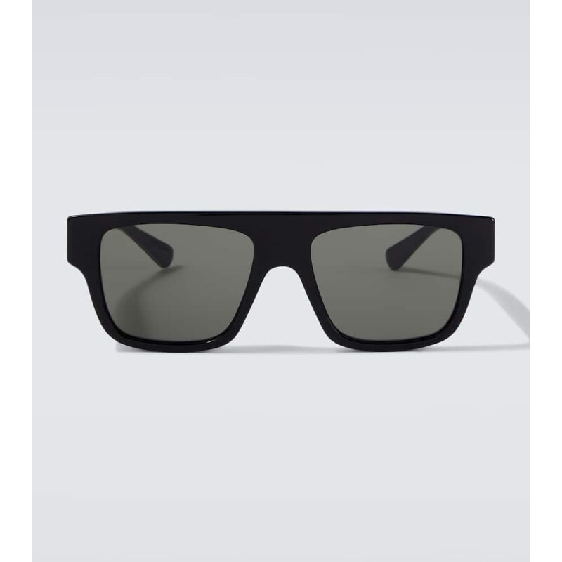 Gucci Web Stripe flat-top sunglasses