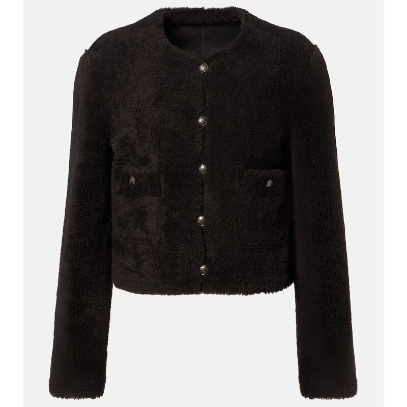 Dorothee Schumacher Soft Touch cropped reversible leather jacket