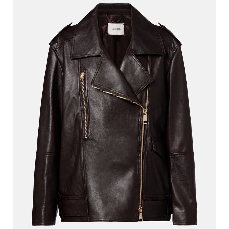 Dorothee Schumacher Sleek Statement leather biker jacket