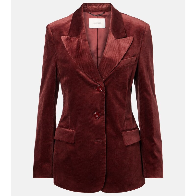 Dorothee Schumacher Twisted Structure corduroy blazer