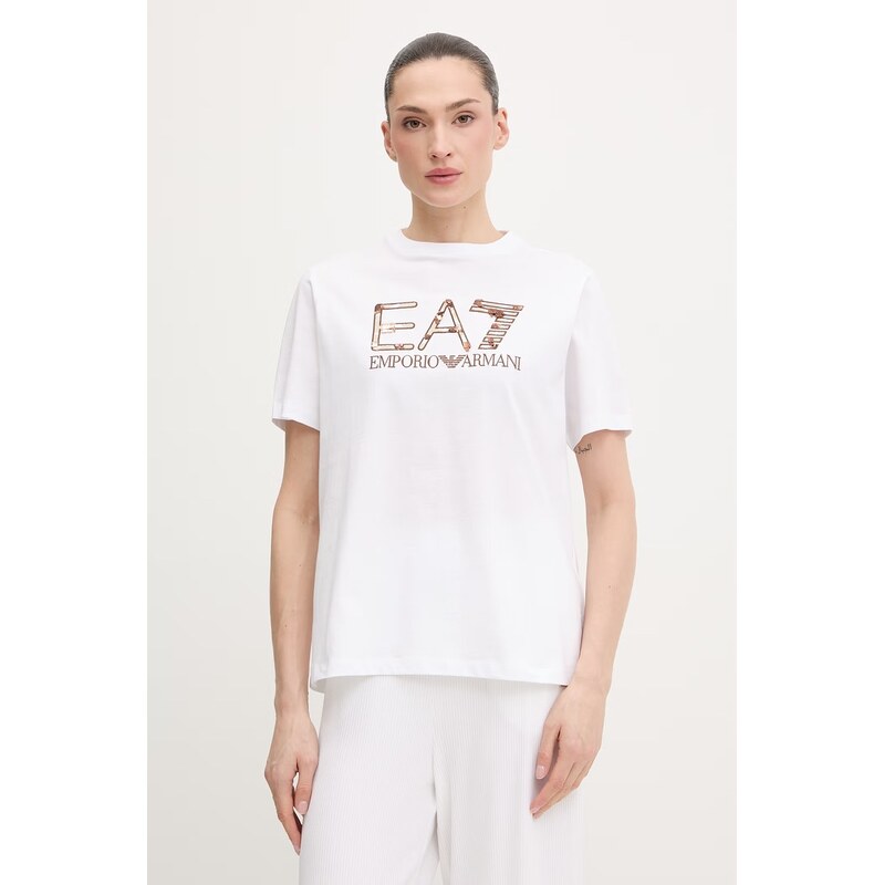 Bavlněné tričko EA7 Emporio Armani 113292490