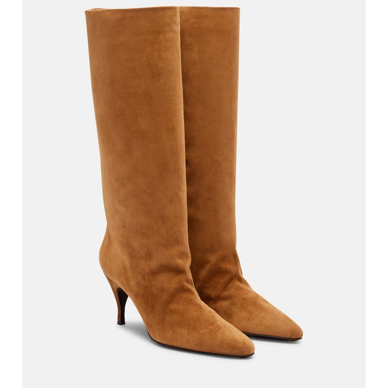 Herbert Levine Silhouette 80 suede knee-high boots