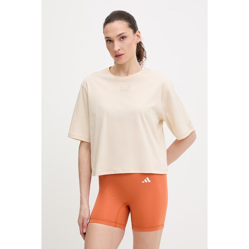 Bavlněné tričko EA7 Emporio Armani 113292548