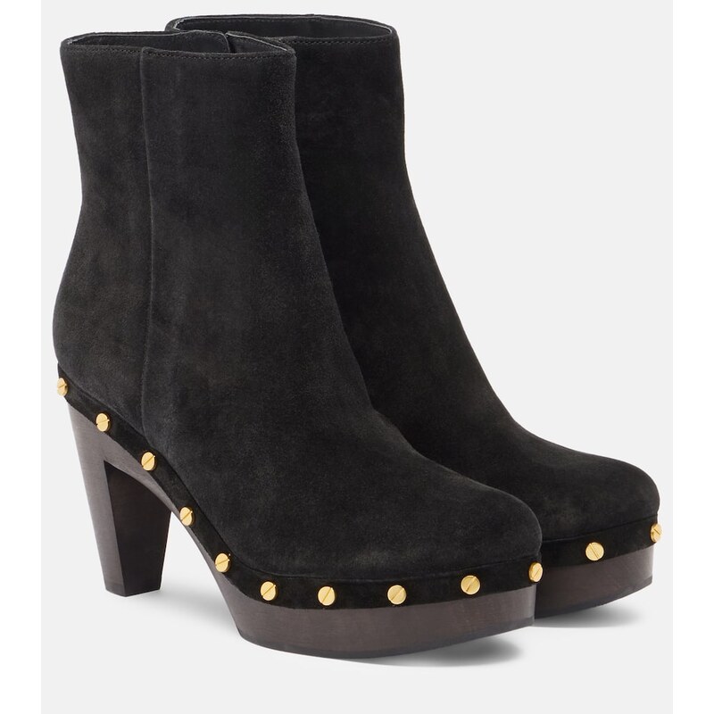 Veronica Beard Gavi suede ankle boots