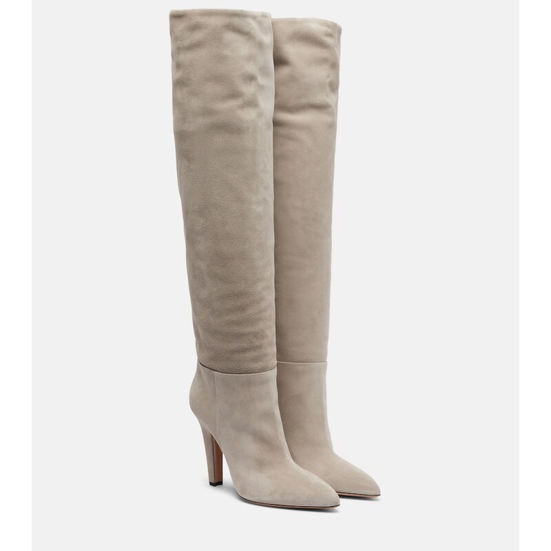 Paris Texas Elsa 100 suede over-the-knee boots