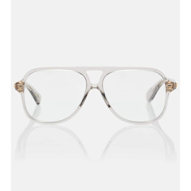 Bottega Veneta Slim Ribbon aviator glasses