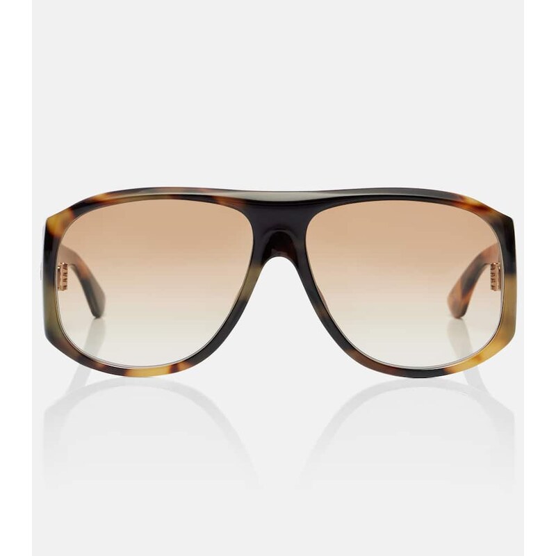 Chloé Logo oversized sunglasses