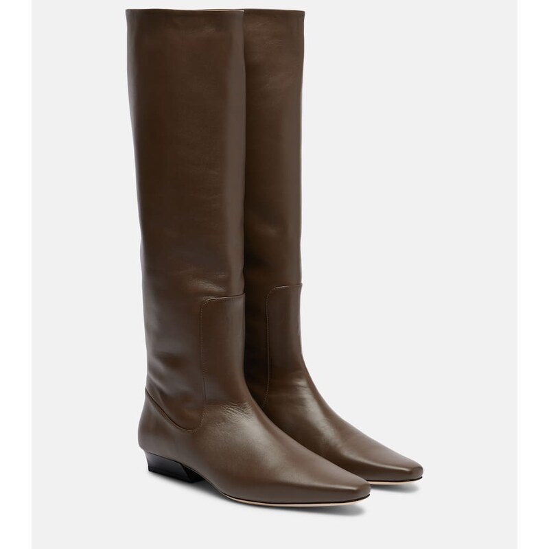 Staud Wally leather knee-high boots