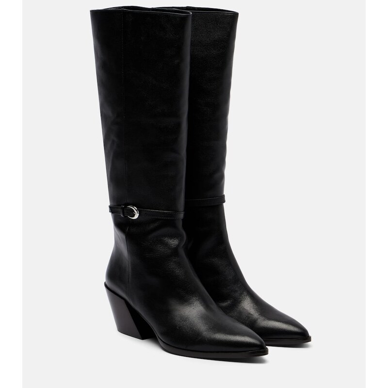 Staud Austin leather knee-high boots