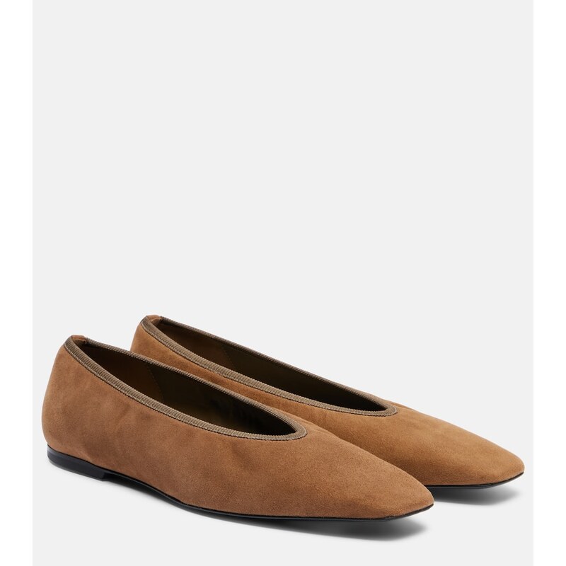 Toteme Suede ballet flats