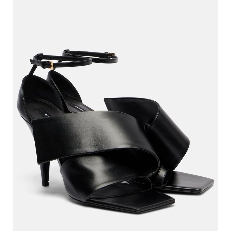 Givenchy Sliced Square 95 leather sandals