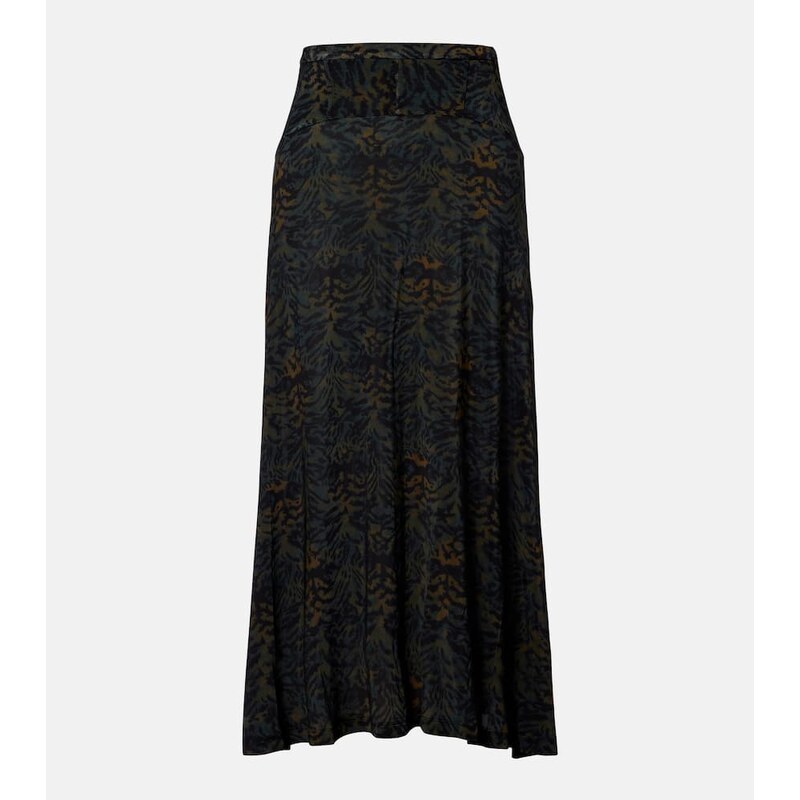 Ulla Johnson Paola printed jersey maxi skirt