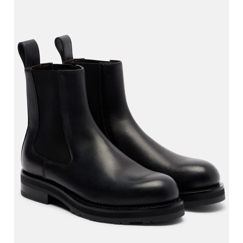 The Row Leather Chelsea boots